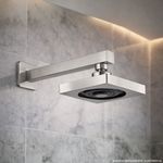 chuveiro de parede quadrado civitt oslo autolimpante inox escovado (mp)