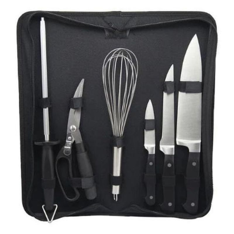 jogo com 6 peças para churrasco dynasty inox com bolsa (mp)