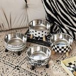 tigela elevada de aço para gatos petnes 500ml (mp)