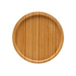 bandeja redonda dobrável lyor para sofá bambu 25cm 221164 (mp)