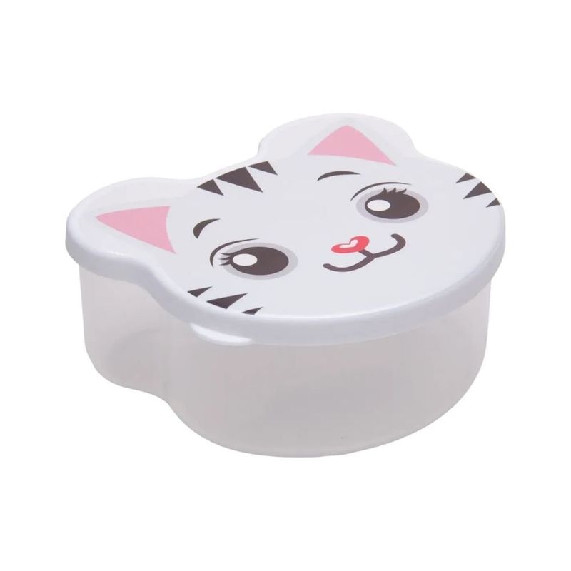 jogo de potes para armazenamento 4 peças lyor gato plástico 220936 (mp)