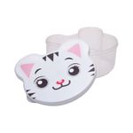 jogo de potes para armazenamento 4 peças lyor gato plástico 220936 (mp)