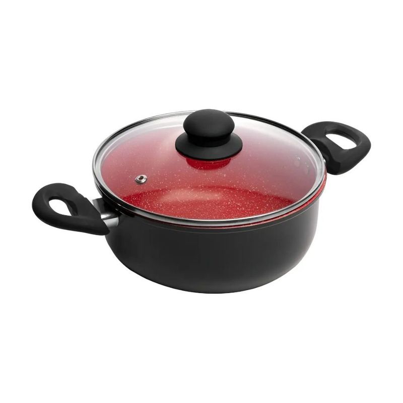 caçarola lyor granilite chef vermelho 22cm 221051 (mp)