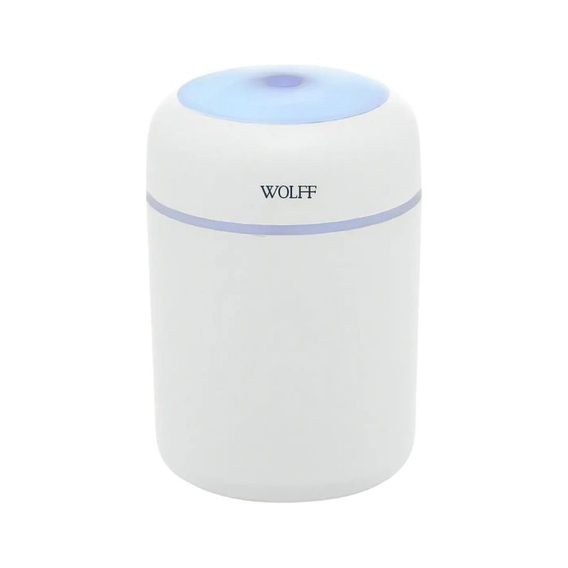 umidificador wolff com led usb 0,3l branco 29328 (mp)