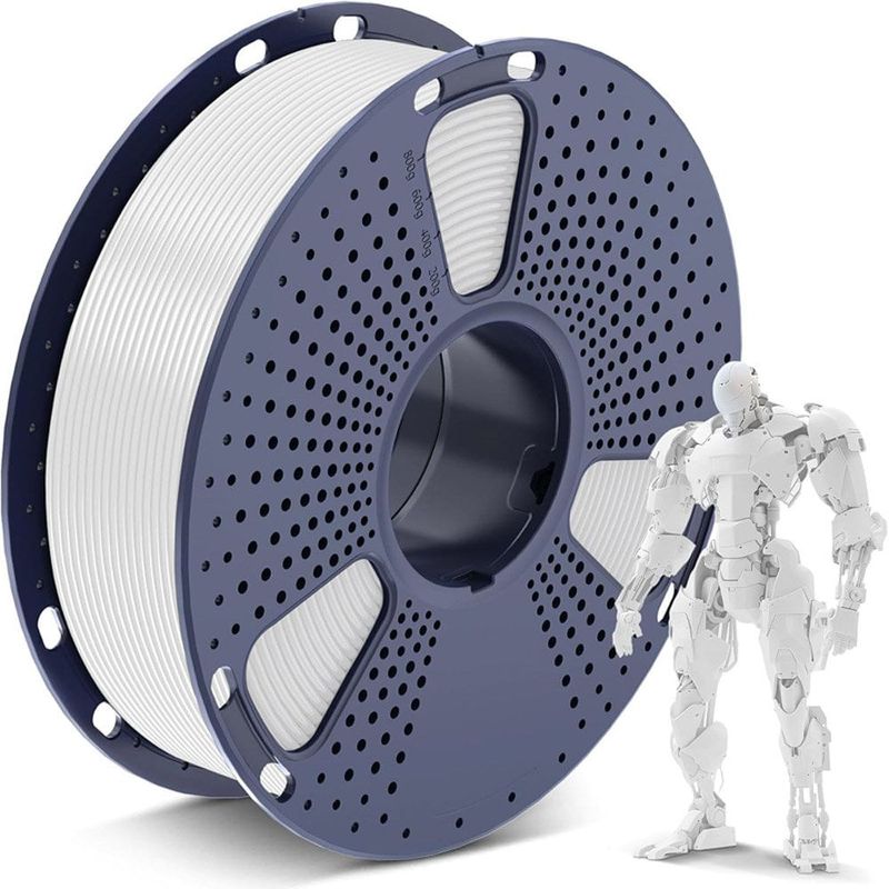 filamento para impressora 3d sunlu pla 1,75mm branco a-bi