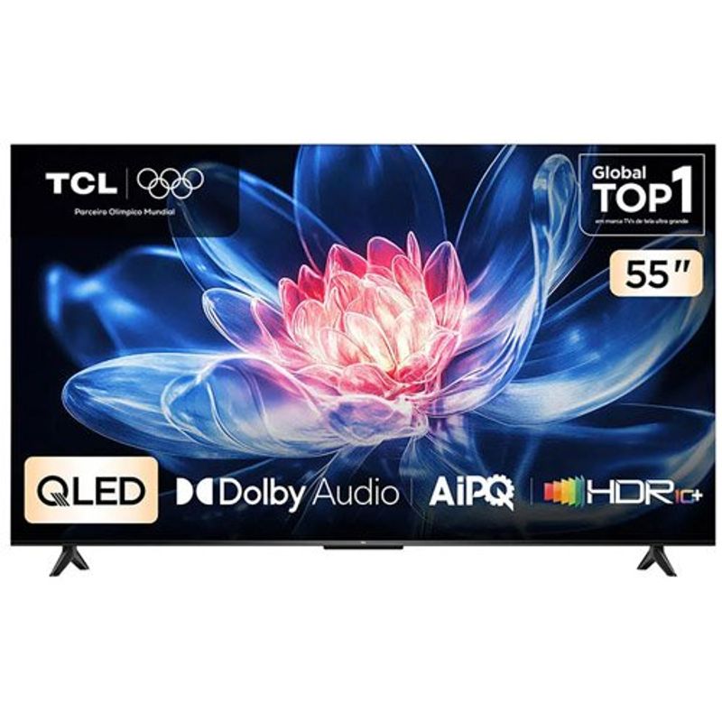 smart tv 4k 55" tcl uhd qled google tv 55t6c