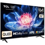 smart tv 4k 55" tcl uhd qled google tv 55t6c