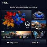 smart tv 4k 55" tcl uhd qled google tv 55t6c