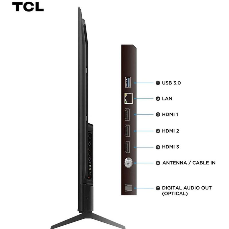 smart tv 4k 55" tcl uhd qled google tv 55t6c