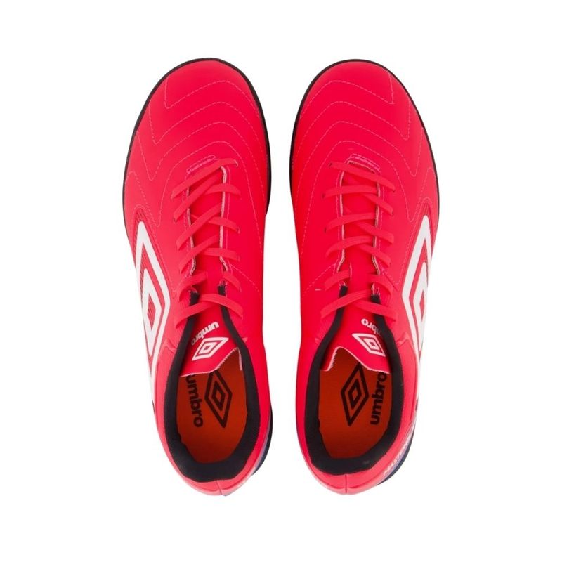 chuteira society n°42 umbro master class club rosa e azul (mp)