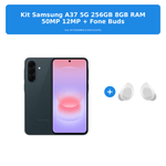 kit samsung a37 5g 256gb 8gb ram 50mp 12mp + galaxy buds core branco