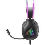 headset gamer com fio usb 2.0 dazz preto