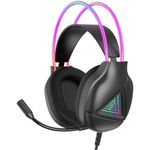 headset gamer com fio usb 2.0 dazz preto