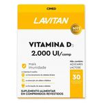 suplemento alimentar lavitan vita d3 2.000ui 30 comprimidos revestidos cimed