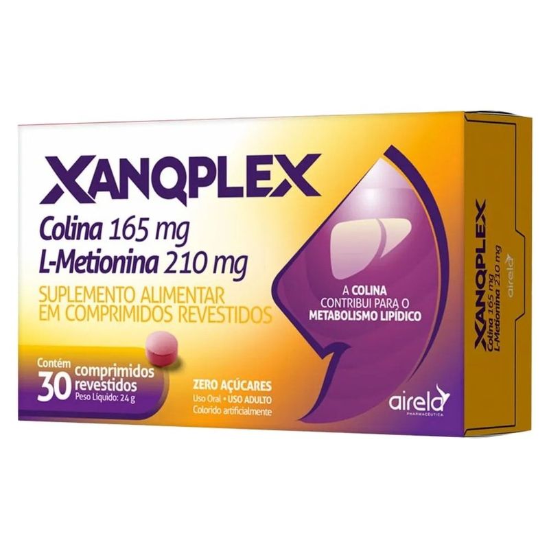suplemento alimentar xanqplex 30 comprimidos revestidos airela