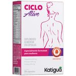 cicloalive triptofano 200mg + óleo de prímula 1000mg + linhaça 500mg 30 cápsulas katiguá