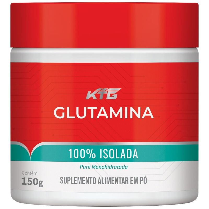 glutamina l-glutamina pura 5000mg por porção suplemento alimentar 150g ktg katiguá
