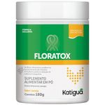 floratox psyllium fibra solúvel trânsito intestinal colesterol sabor laranja 180g katiguá 180g katiguá