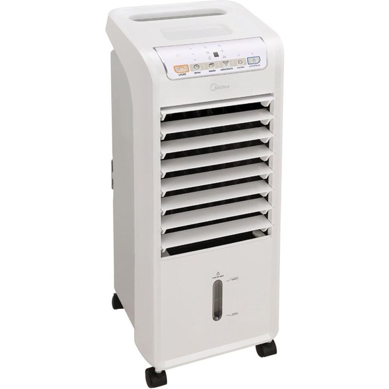 climatizador de ar portátil midea 4,5 litros para fluxo de ar 127v branco akaf1