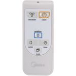 climatizador de ar portátil midea 4,5 litros para fluxo de ar 127v branco akaf1