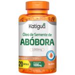 óleo de semente de abóbora 1000mg 120 cápsulas suplemento alimentar katiguá