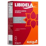 libidela com cafeína, taurina e vitaminas 500mg 30 cápsulas katiguá