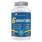 6 magnésios 260mg 60 cápsulas suplemento alimentar flora nativa do brasil