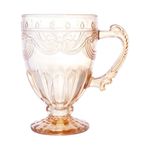 jogo de canecas amigold âmbar 3 peças vidro 190ml 7590 (mp)