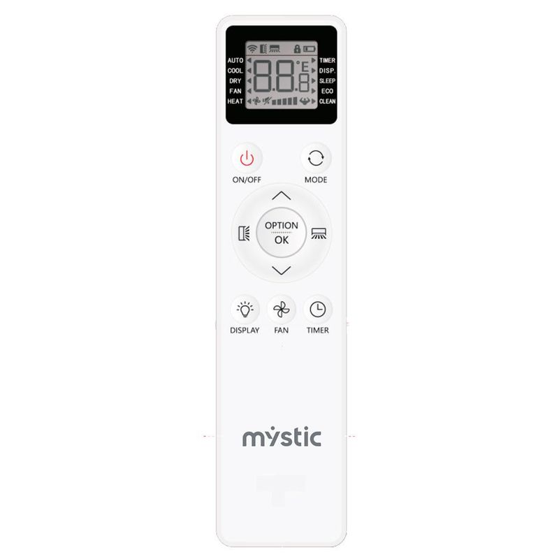 ar-condicionado de janela mystic 10.000 btus com controle remoto (mp)