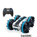 carrinho de controle remoto polibrinq anfíbio flip 360 hidroracer car2281