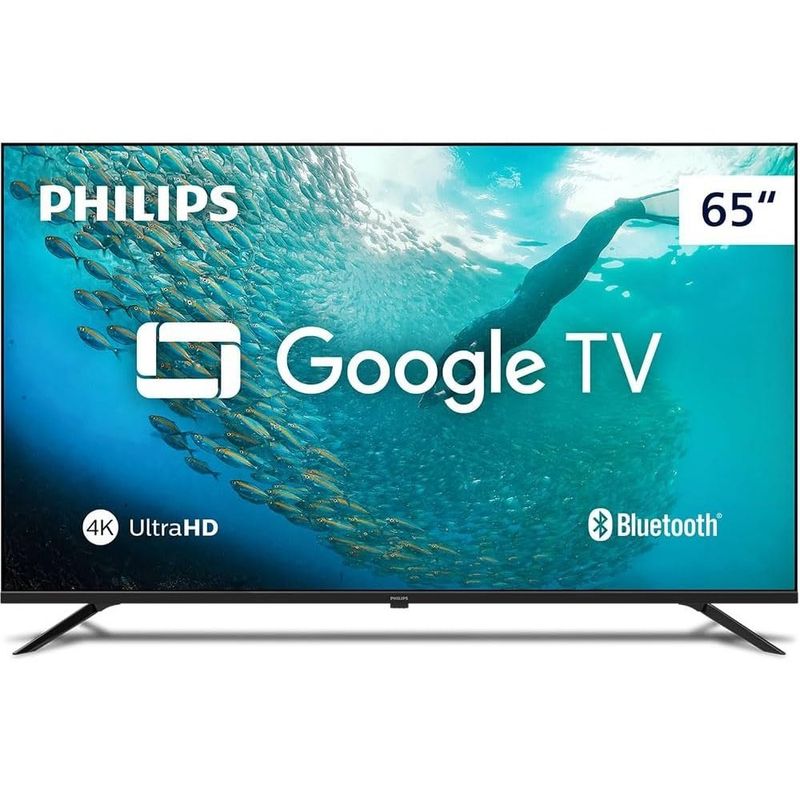 smart tv 4k 65" philips ambilight 65pug7019/78