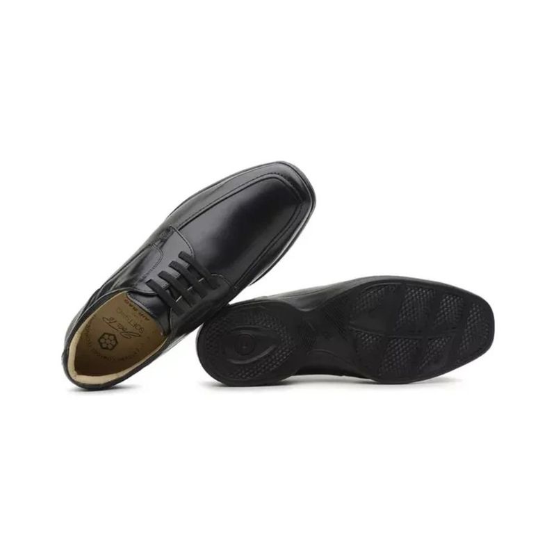 sapato social masculino nº39 jota pê 3d air vision couro com cadarço (mp)