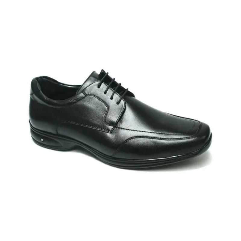 sapato social masculino nº40 jota pê 3d air vision couro com cadarço (mp)