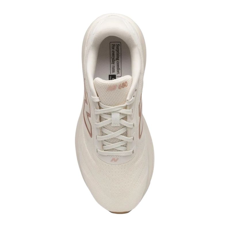 Tênis Corrida Feminino N°34 New Balance Fresh Foam 680V9 Off White