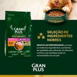 ração cães adultos gran plus performance mini e pequenos frango 10,1kg (mp)