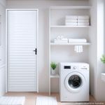 porta de aço laminada lado esquerdo mgm 215x65cm minas sul branco (mp)