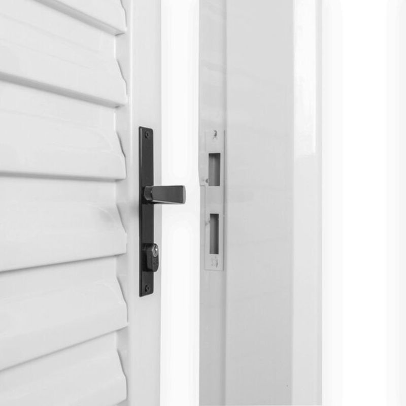 porta de aço laminada lado esquerdo mgm 215x65cm minas sul branco (mp)