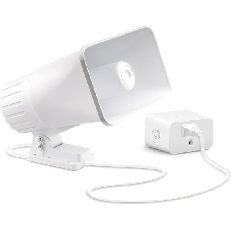 sirene externa wifi 80w 120db nippon américa cor branco a-mbi