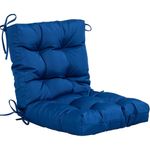 almofada para cadeira externa impermeável qilloway cor azul royal a-mbi