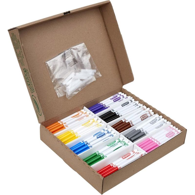 conjunto 200 peças marcadores ponta fina crayola colorido a-mbi