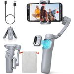 estabilizador para celular hpg-x3 se 3 eixos dobrável hohem cor cinza a-mbi