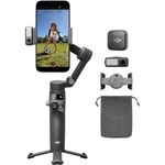 estabilizador para celular dki ia 360° com microfone cor preto a-mbi