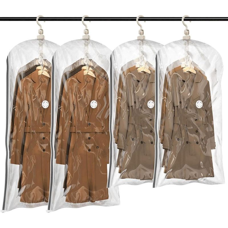 conjunto 4 peças saco a vácuo impermeável taili transparente a-mbi