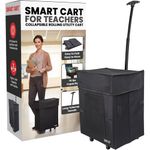 cesto com rodas dobrável 50kg dbest products cor preto 01-769 a-mbi