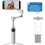 estabilizador para celular com rastreamento ia insta360 flow 2 pro cor cinza a-mbi