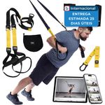 kit 3 peças para ginástica com âncoras e bolsa trx cor preto tf00160 a-mbi