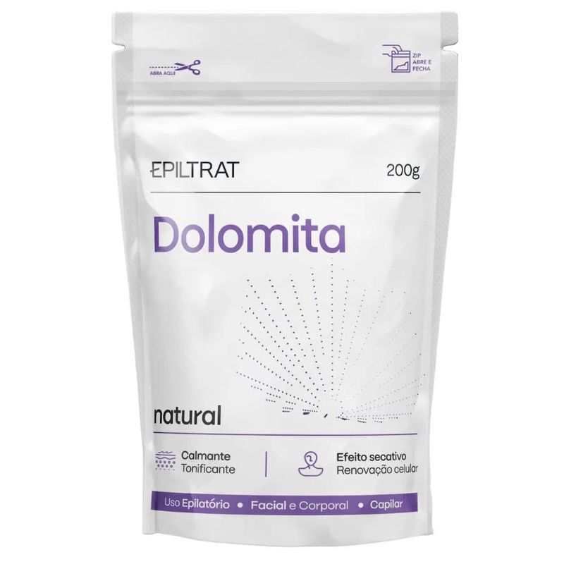 dolomita calmante corpo rosto natural epiltrat labotrat 200g