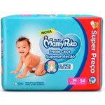 fralda calça descartável mamypoko super proteção m 54 unidades