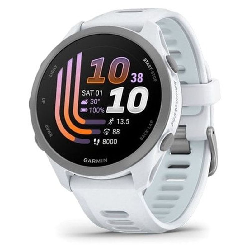 relógio garmin forerunner 170 basic tela amoled 1,2 branco (mp)