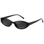 óculos de sol feminino feisedy retrô oval preto b9177 a-mbi
